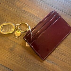 NWT Victoria’s Secret card case keychain